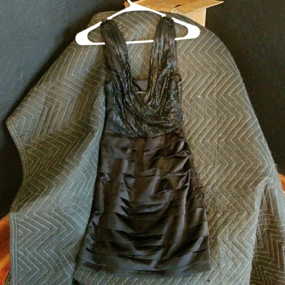 Black sequin Express dress